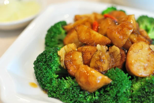 중국식 버섯과 콜리플라워 — 스톡 사진