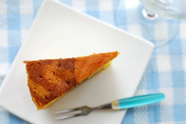 Görkemli tereyağı sünger kek — Stok fotoğraf