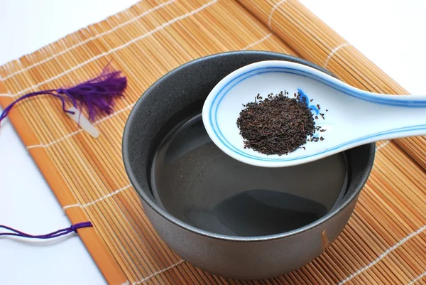 Čínský nebo japonský čaj zdravého životního stylu — Stock fotografie