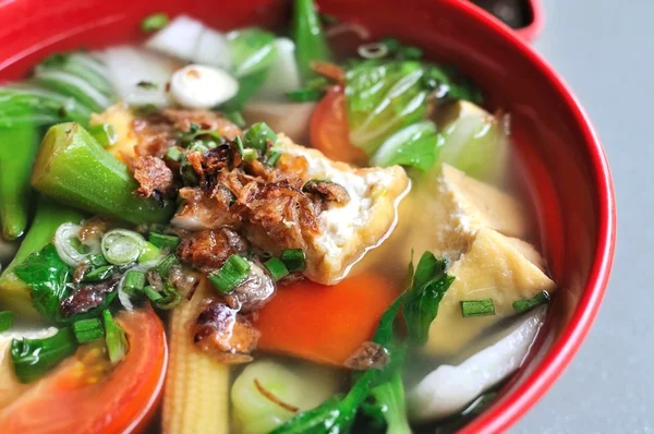 Китайський здорового овочевий суп — стокове фото