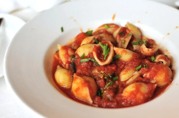 Läckra tomat pasta — Stockfoto