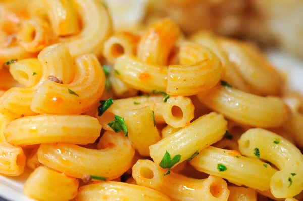 Närbild av pasta — Stockfoto