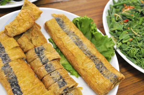 Vegetarian fish cuisine — Stock Photo, Image