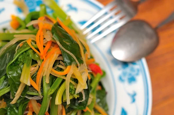 Orientaliska blandade grönsaker — Stockfoto