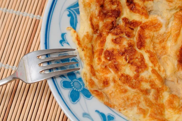 Oriental fried omelet — Stock Photo, Image