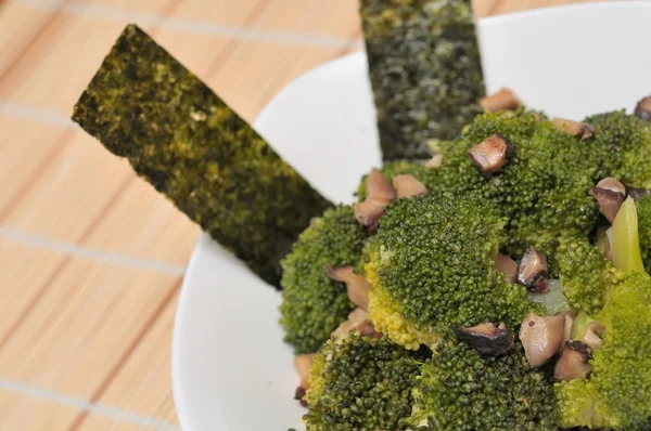 Zielone brokuły danie — Zdjęcie stockowe