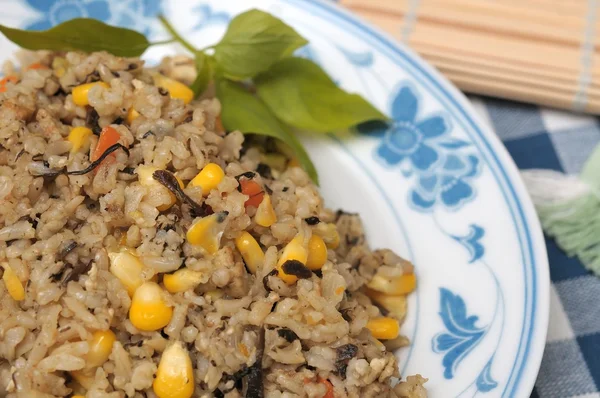 Zdravé smažená rýže — Stock fotografie