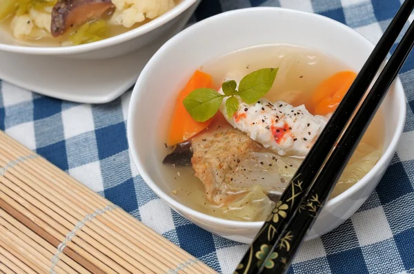 おいしい海鮮スープ — ストック写真