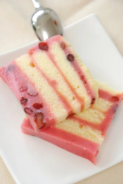 Top view of red bean cake — Stock Photo, Image