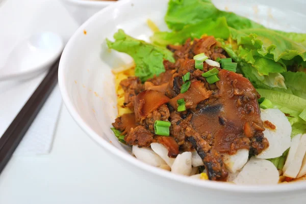 中華風ベジタリアン麺 — ストック写真