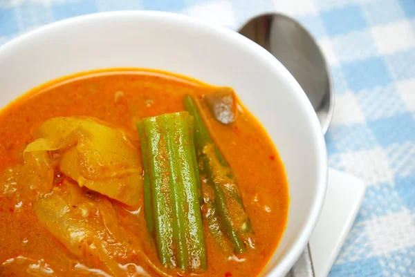 Asiatico piccante vegetariano curry — Foto Stock