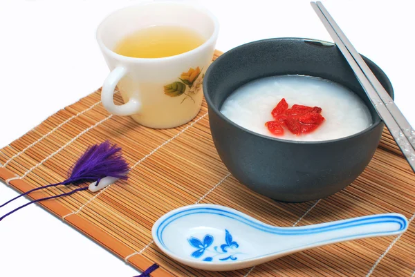 Asiatisch gestylt gesundes Frühstück — Stockfoto