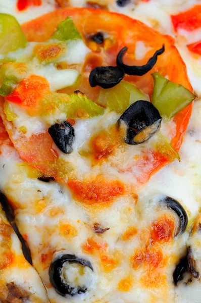 Closeup pizza ingredience — Stock fotografie