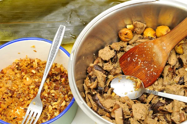Ingredientes alimentares para cozinha oriental — Fotografia de Stock