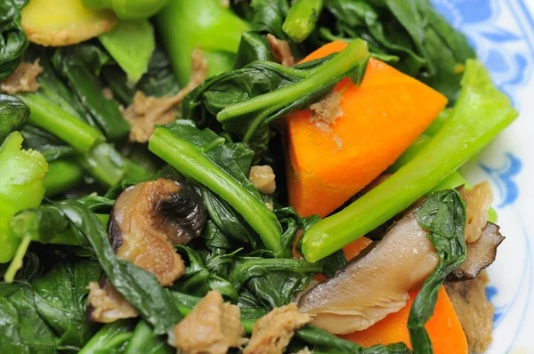 Mieszać smażone potrawy wegetariańskie — Zdjęcie stockowe