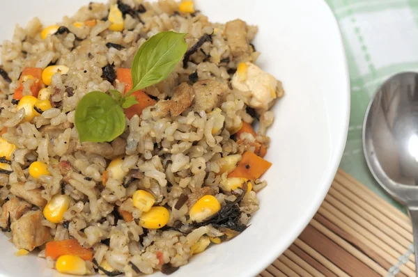 Tasty vegetable rice — Stock Photo, Image