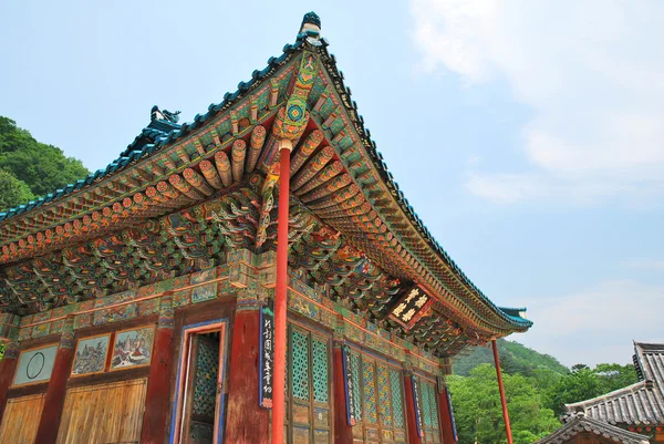 Arquitetura templo coreano — Fotografia de Stock