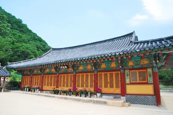 Korean temple architecture — Stock Photo, Image