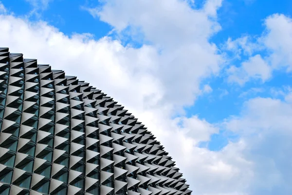 stock image Unique architecture against sky background