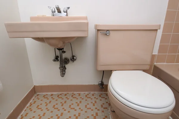 일반 화장실과 손 세척 — 스톡 사진