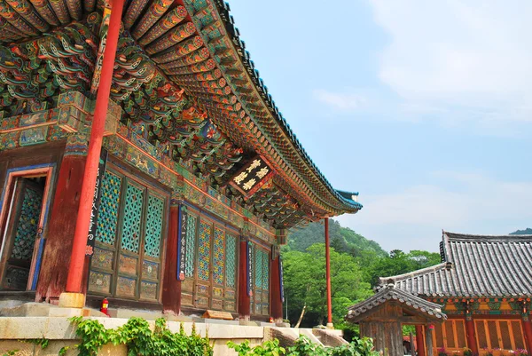 Κορέας ναό αρχιτεκτονική — Φωτογραφία Αρχείου