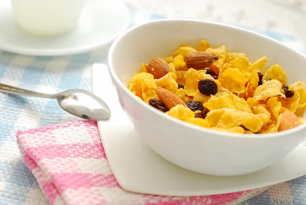 Healthy breakfast cereal — Stock Photo, Image