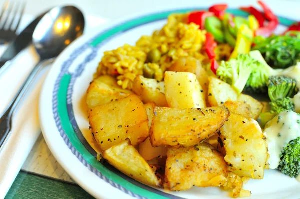 Vegetarian potato cuisine — Stock Photo, Image