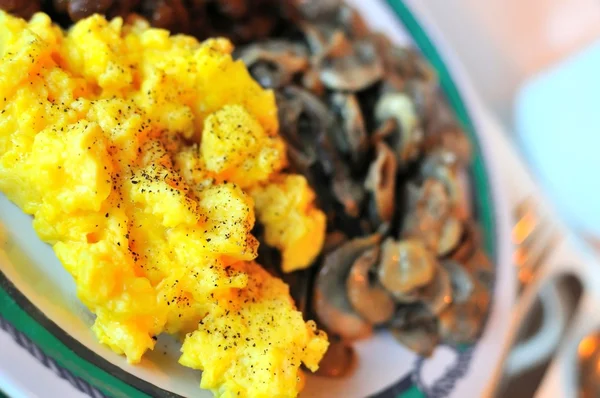 맛 있는 달걀 스크램블 — 스톡 사진