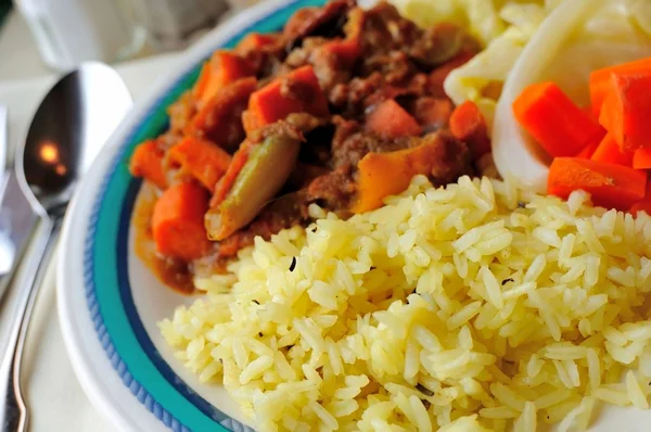 Gele kruid rijst — Stockfoto