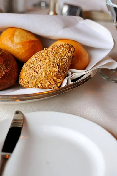 Macro of bread buns — Stock Photo, Image