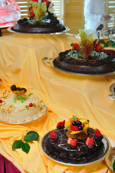 Exhibición de varios pasteles —  Fotos de Stock