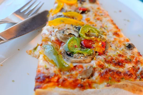 蔬菜比萨 — 图库照片