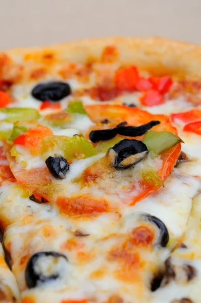 ピザのマクロ — ストック写真