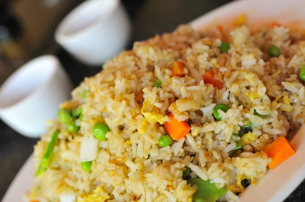 Closeup, zeleninová rýže — Stock fotografie