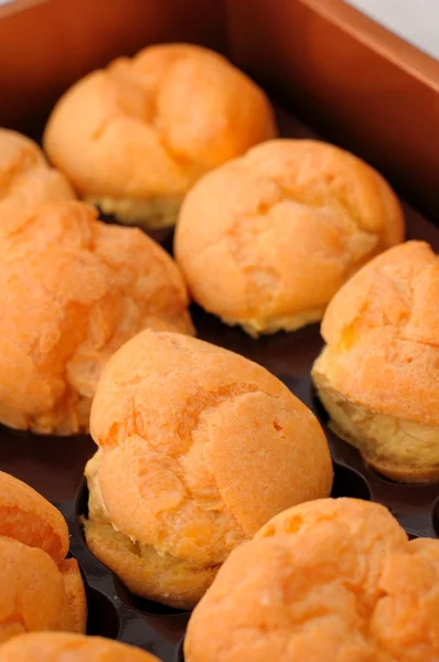 Delicious cream puffs — Stock Photo, Image