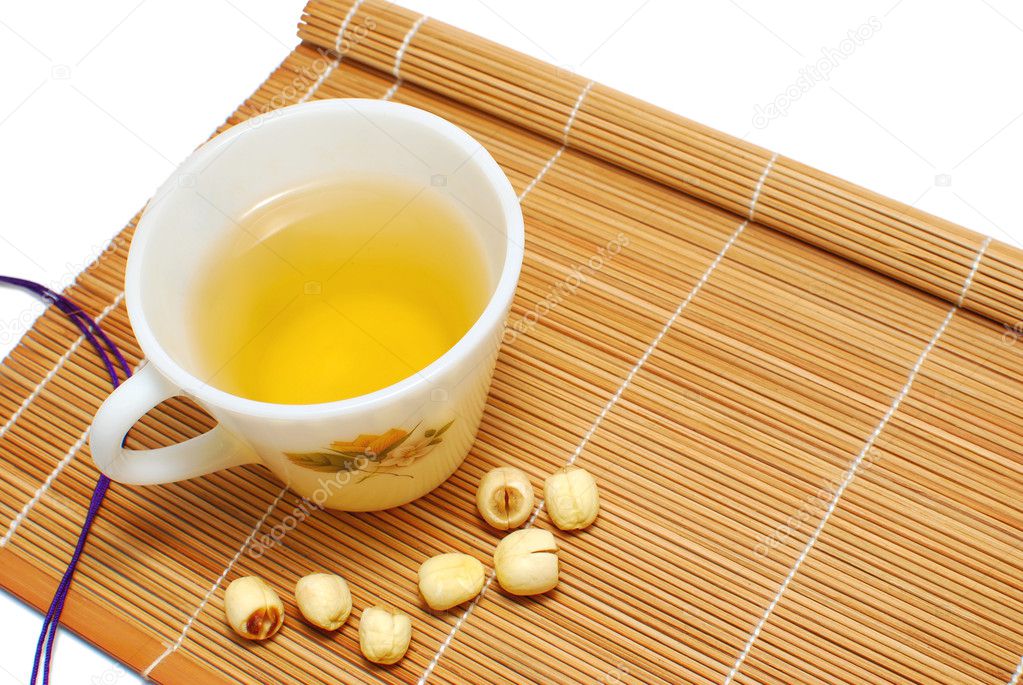 Green tea with Chinese alternative medicine