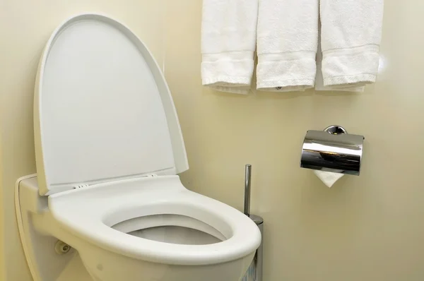 Generiska wc-stolen och skål — Stockfoto