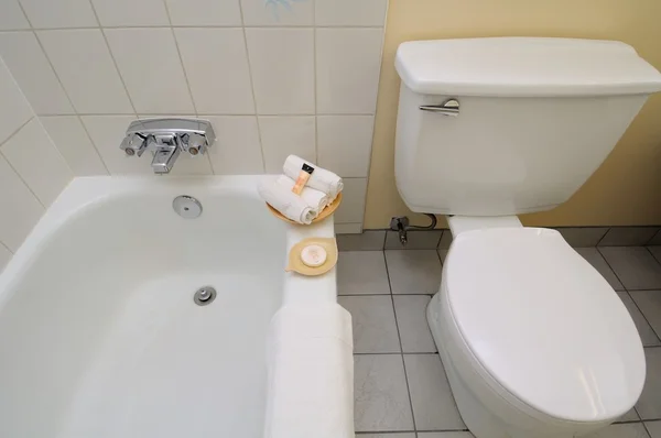 호텔에서 욕실 공간 — 스톡 사진