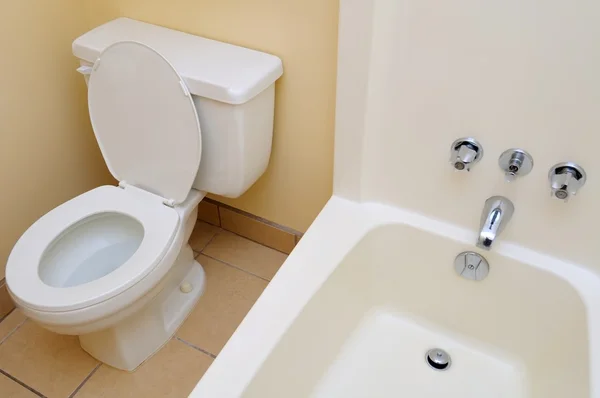 Чистый и роскошный туалет — стоковое фото