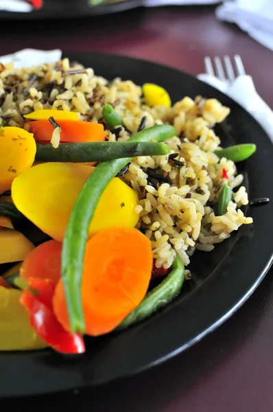 stock image Rice and vegetables