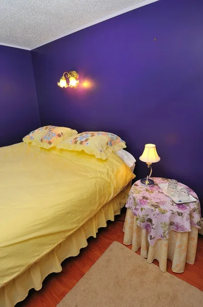 Semi double bedroom — Stock Photo, Image