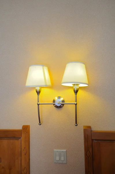 로맨틱 오렌지 램프 — 스톡 사진