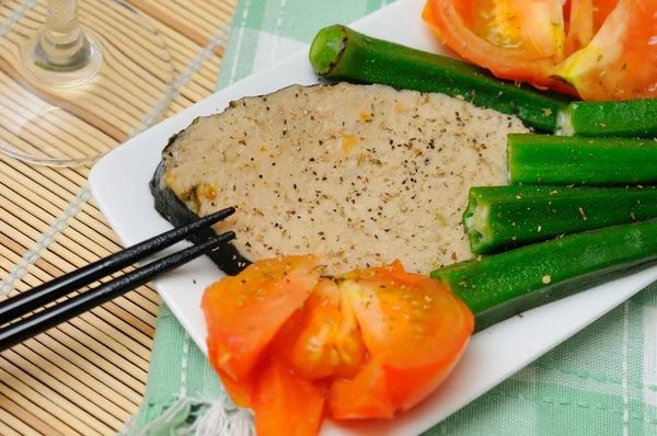 Einzigartiger chinesischer vegetarischer Fisch — Stockfoto