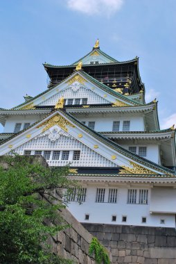 Osaka castle clipart