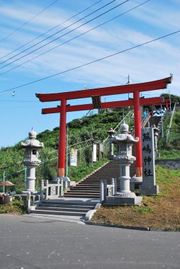 Kabushima shrine in Aomori clipart