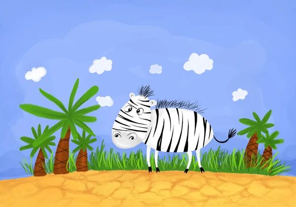 แอฟริกา Zebra — ภาพถ่ายสต็อก