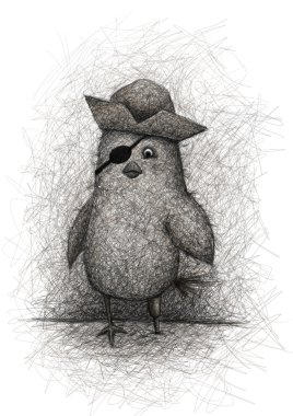 Cagey Old Bird clipart