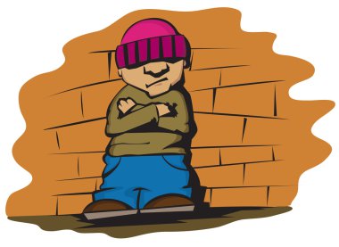 Cool kid clipart