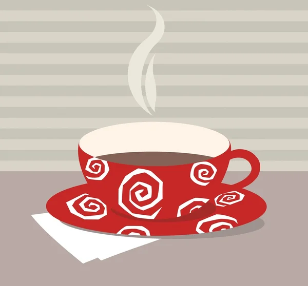 Tasse à thé — Image vectorielle