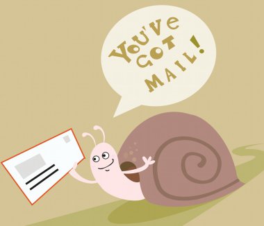 Snail mail clipart